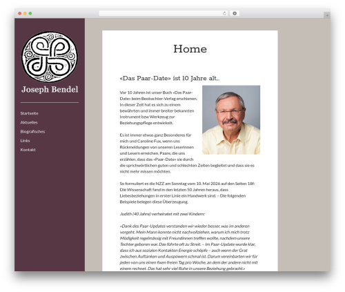 Author pro WordPress plugin - joseph-bendel.ch
