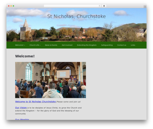 WordPress theme Scaffold - stnicholaschurchstoke.org.uk