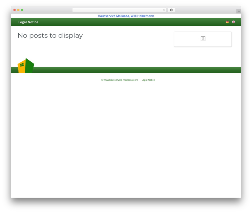 WordPress theme Tuned - hausservice-mallorca.com