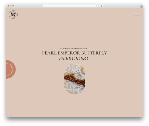 WordPress website theme Eternel - mariposa.london
