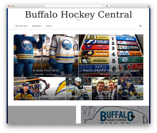 Best WordPress theme Newspaper - buffalohockeycentral.com