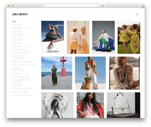 Bow fashion WordPress theme - lineaimports.gr