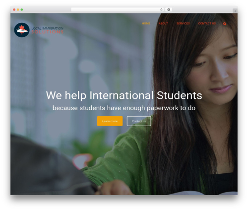 Cherry Framework WordPress theme - localimmigrationsolutions.com