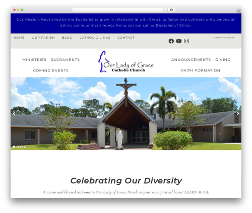 Refined Theme WordPress theme - ourladyofgracechurch.com