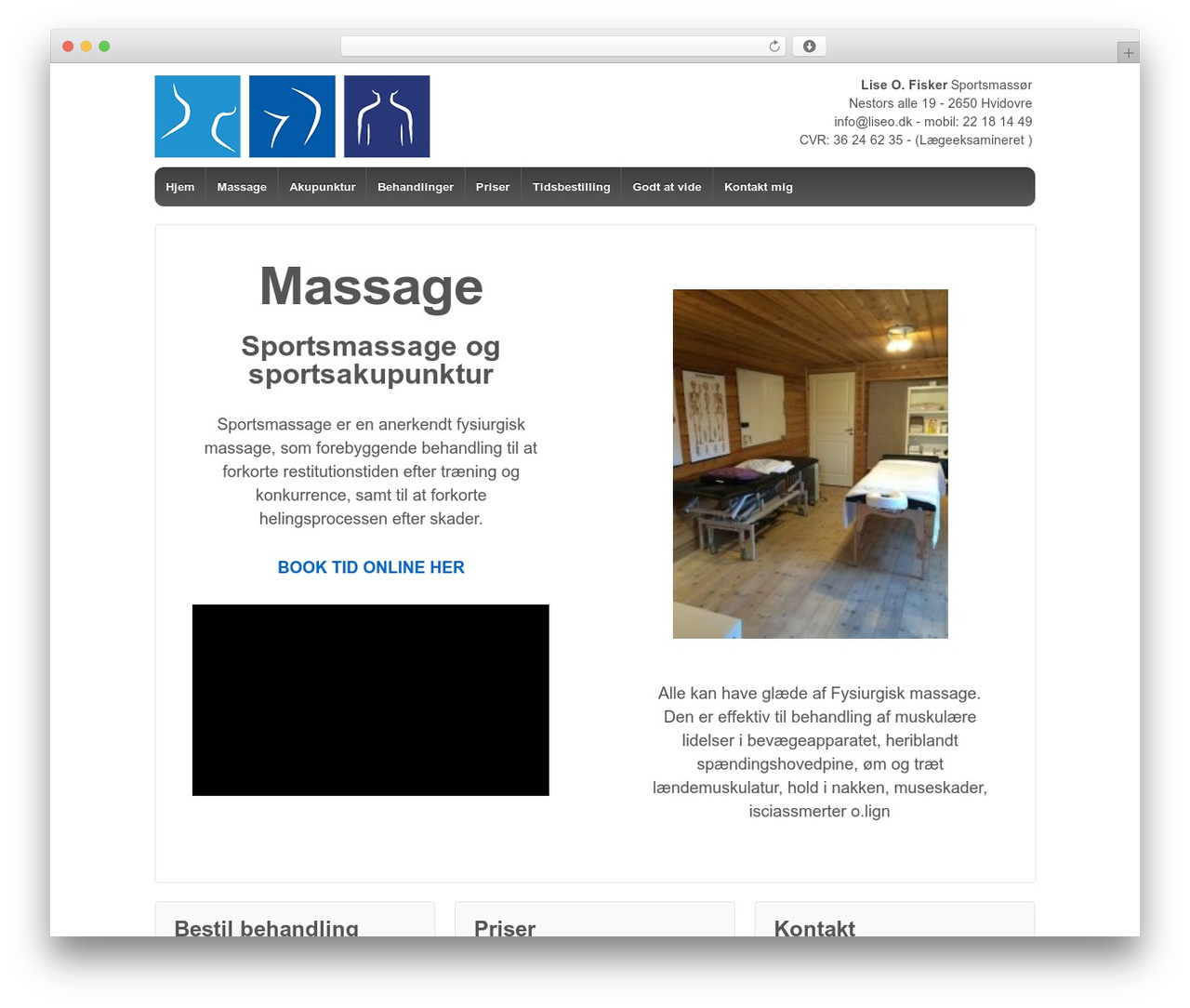 Responsive WordPress theme - liseo.dk