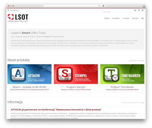 Themetastic - Responsive Business WordPress Theme WordPress theme - lsot.pl