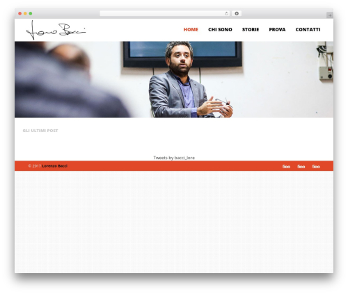 WordPress theme Soap - lorenzobacci.it