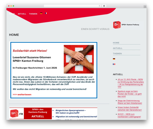 WordPress theme SP Theme - psf60plus.ch