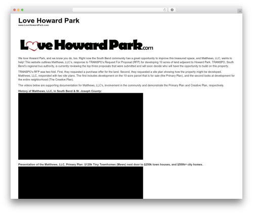 WPstart WordPress theme - lovehowardpark.com WPstart WordPress theme - lovehowardpark.com