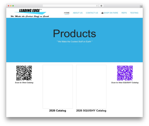 Angle best WordPress theme - leadingedgenovelty.com