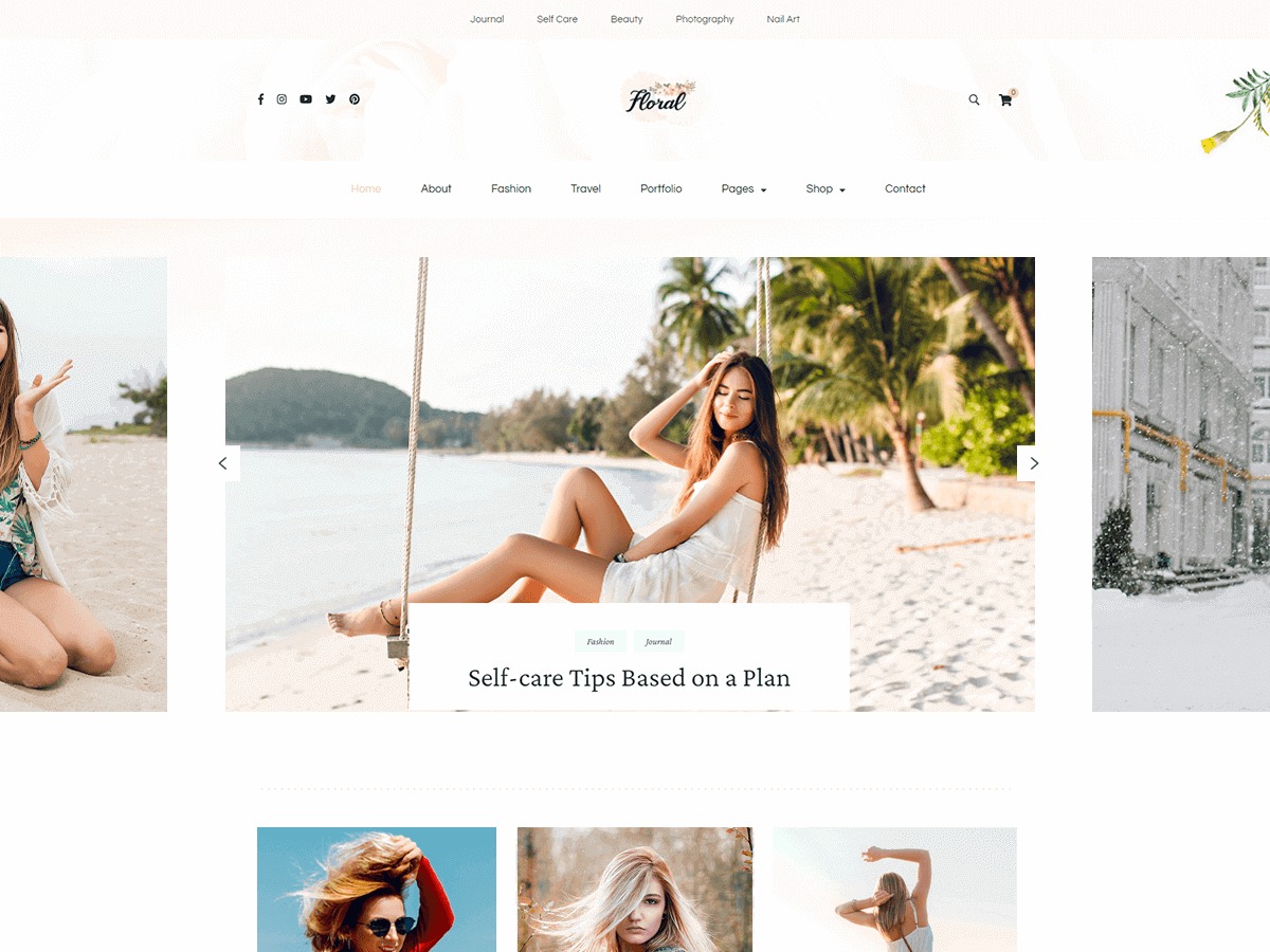 Blossom Floral WordPress shop theme