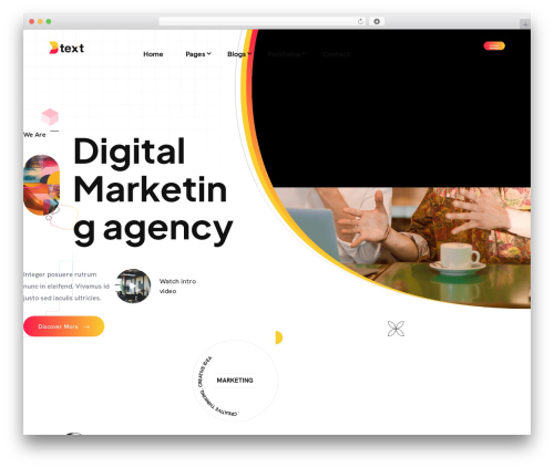 Btext WordPress theme - btext.themescamp.com/digital-marketing
