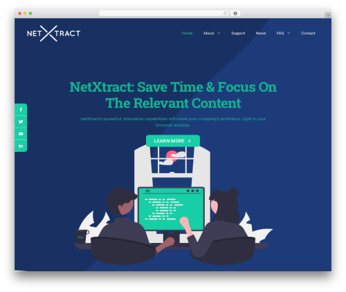 GeneratePress WordPress theme - netxtract.com