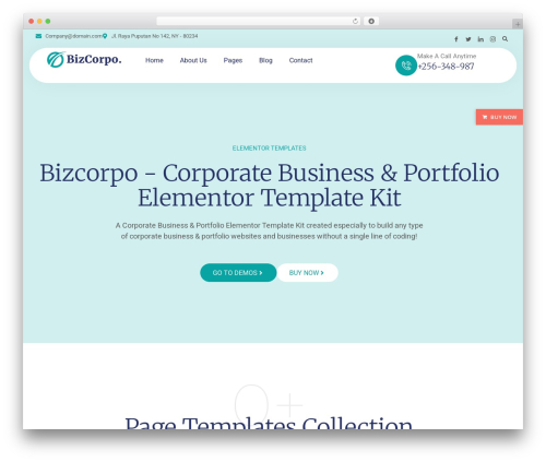 Bosa buy now WordPress plugin - demo.bosathemes.com/bizcorpo