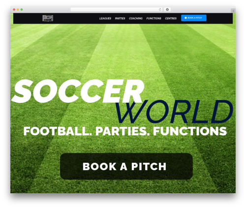 SnowMountain WordPress theme design - soccerworlduk.com