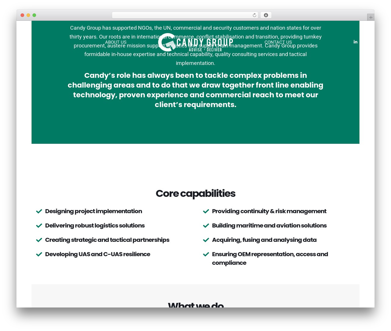 The7 WordPress theme - candygroup.com
