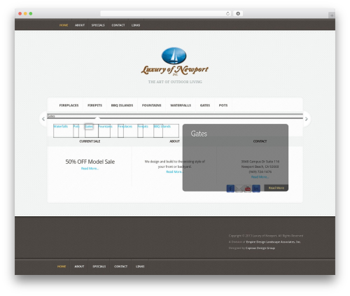 Theme WordPress Aggregate - luxuryofnewport.com