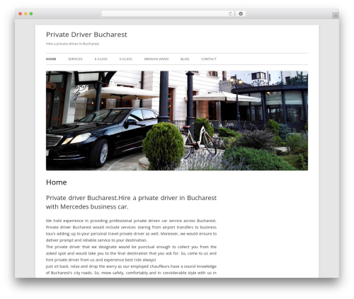 Tiny Forge theme WordPress - limo-rent.ro