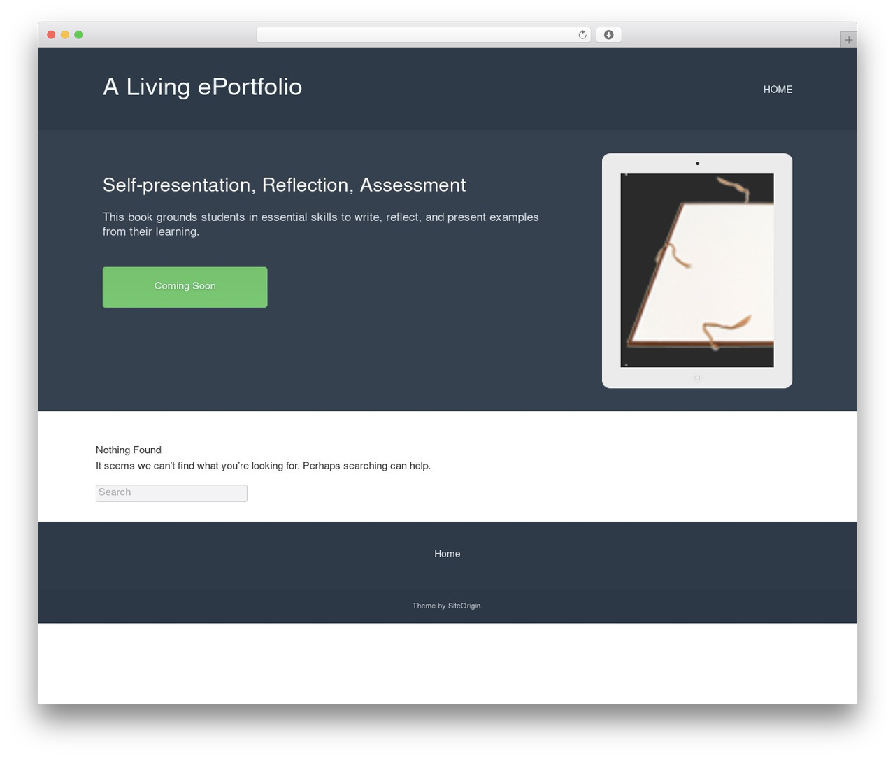 WordPress theme Current - livingeportfolio.com