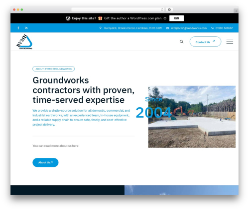 WordPress theme Willbuild - bvmhgroundworks.co.uk
