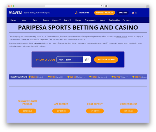 Marketing api events WordPress plugin - paripesa.team