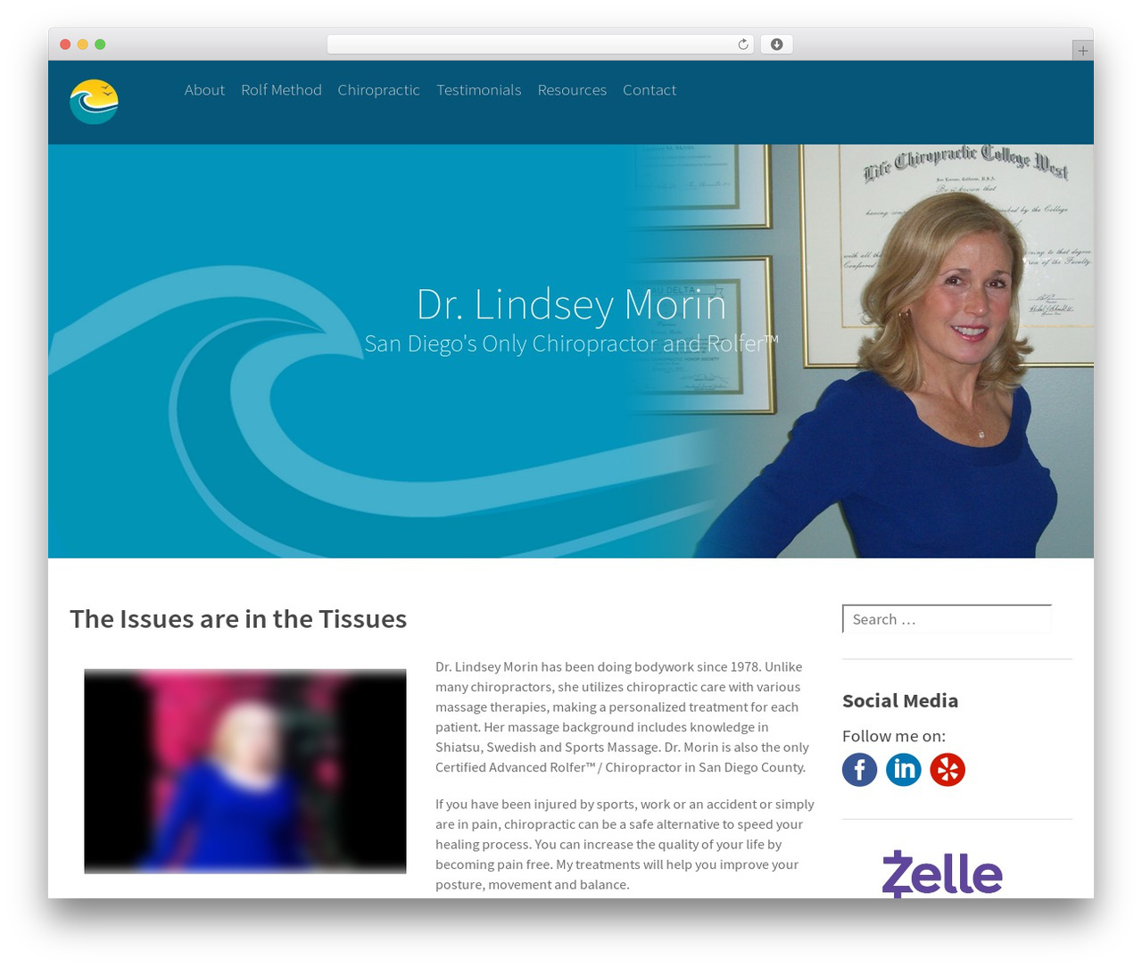 Altitude WordPress theme - lindseymorin.com