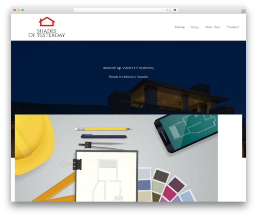 Astra free WordPress theme - shadesofyesterday.nl