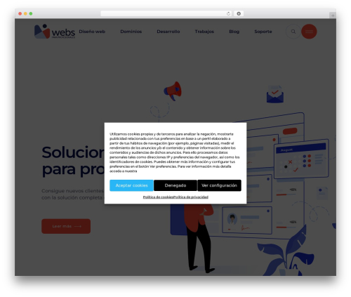 Best WordPress theme Innovio - websparaprofesionales.com