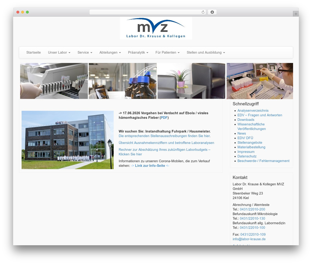 Bootstrap Basic WordPress theme - labor-krause.de Bootstrap Basic WordPress theme - labor-krause.de
