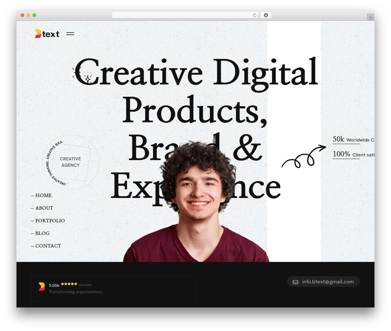 btext WordPress theme - btext.themescamp.com/personal