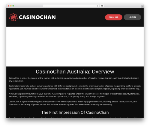 Nicepage WordPress plugin - casinochan.live