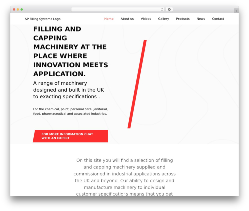 GS Theme WordPress theme - fillingmachinery.co.uk