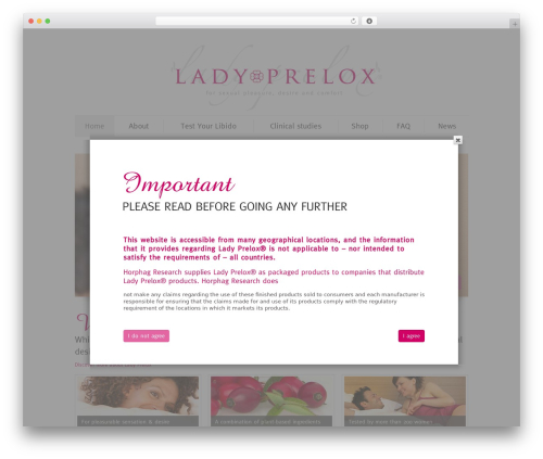 Lady Prelox theme WordPress - ladyprelox.com
