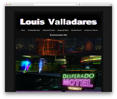 Modularity Lite theme WordPress - louisvalladares.com