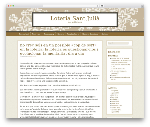 Patchwork premium WordPress theme - loteriasantjulia.es