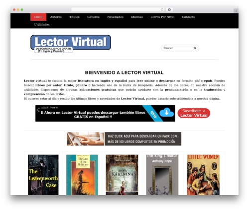Publisher WP theme - lectorvirtual.com