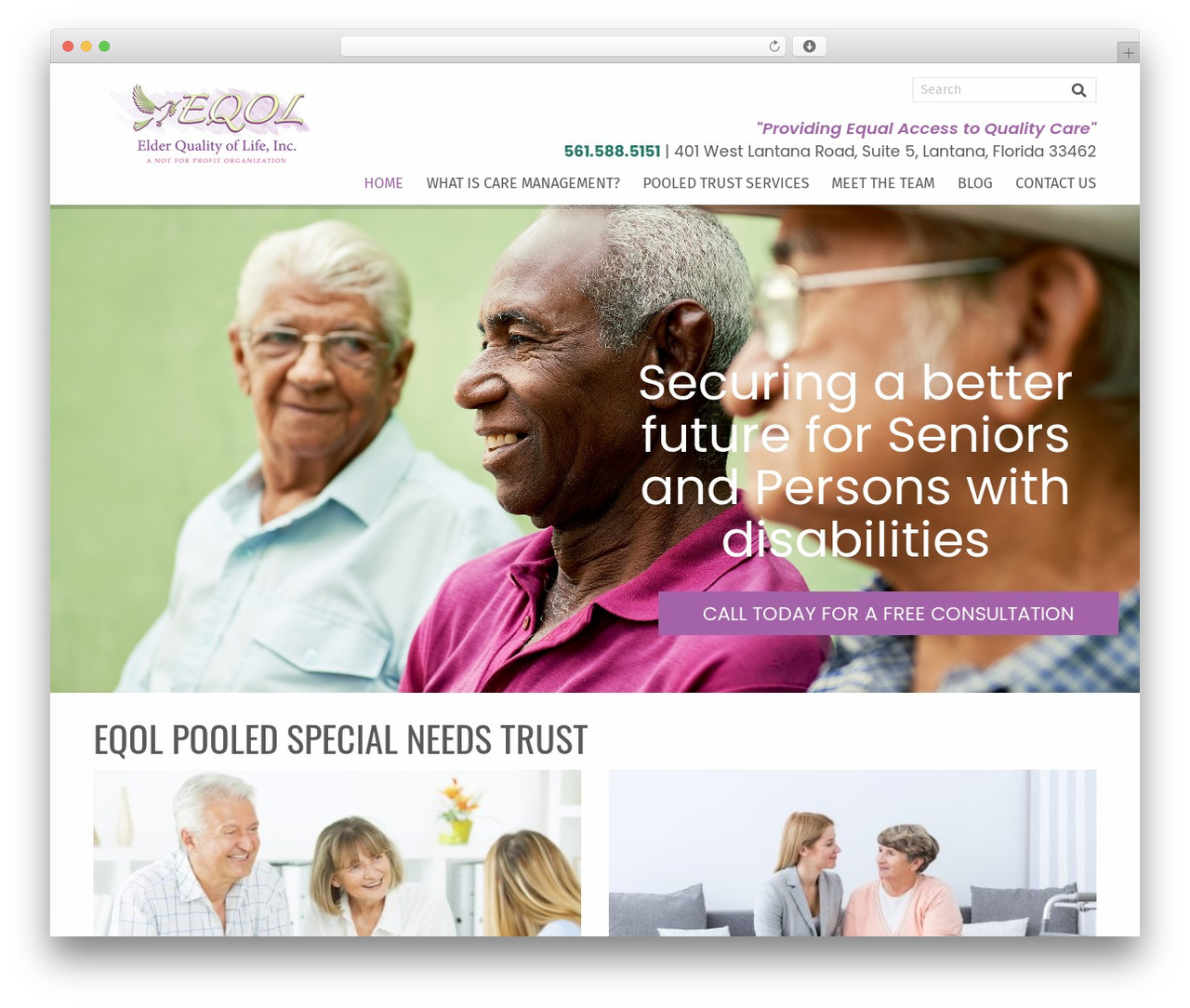Theme WordPress VIP Care Management - eqolpalmbeach.com