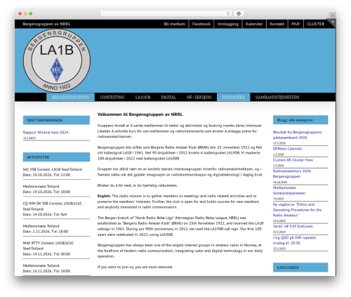 WP theme Avada - la1b.no