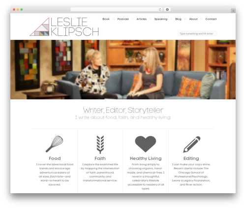 WP theme Gentle - leslieklipsch.com