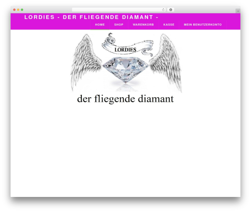 X WordPress ecommerce theme - lordies.de