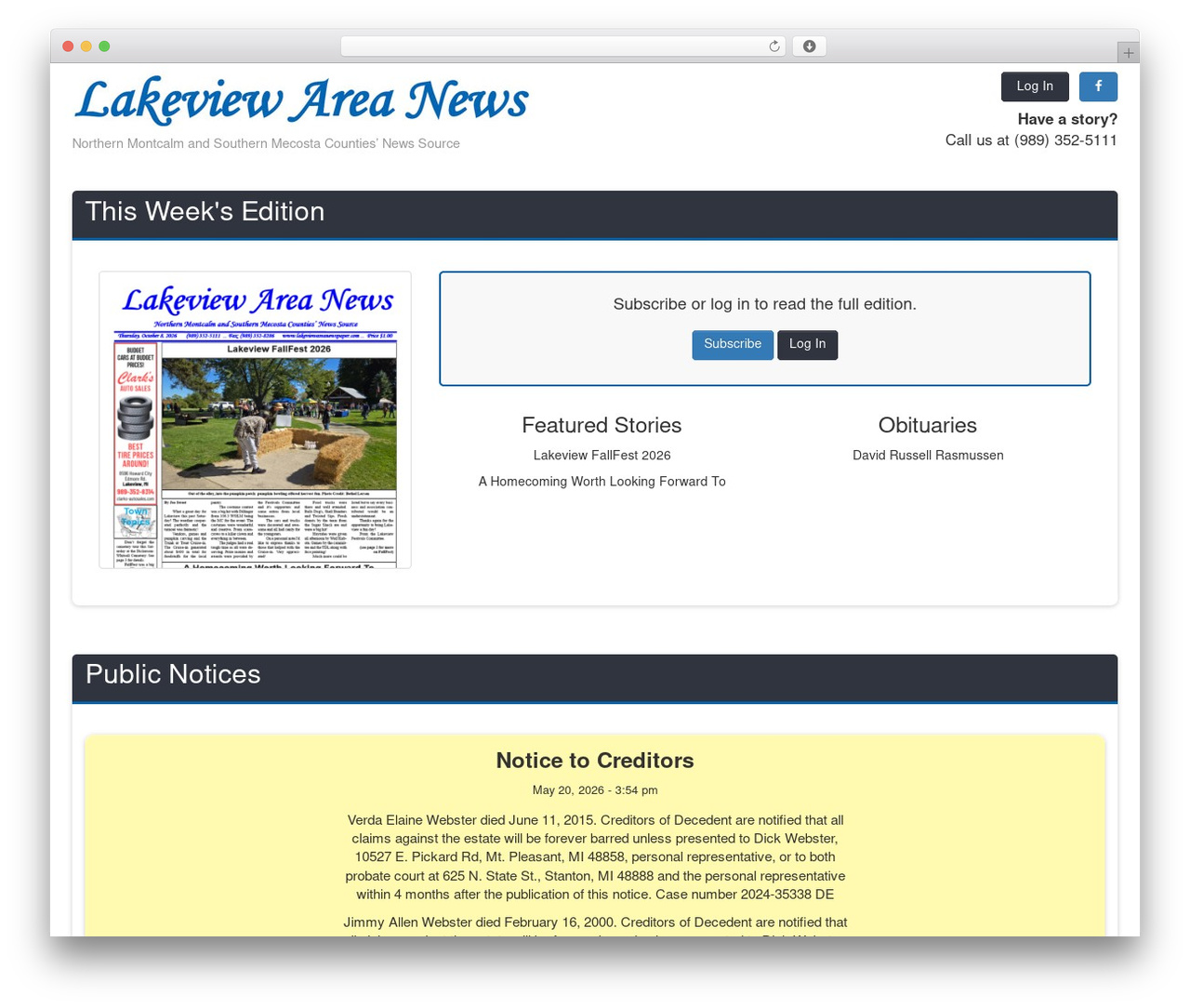 Bootstrap Basic newspaper WordPress theme - lakeviewareanewspaper.com Bootstrap Basic newspaper WordPress theme - lakeviewareanewspaper.com