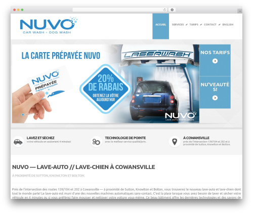cherry top WordPress theme - laveautonuvo.com