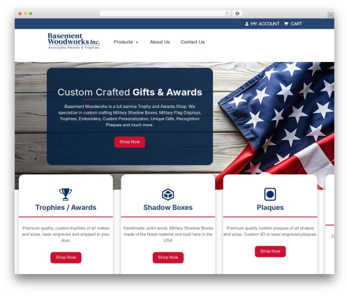 Custom Responsive (SASS) Theme WordPress theme design - basementwoodworks.com