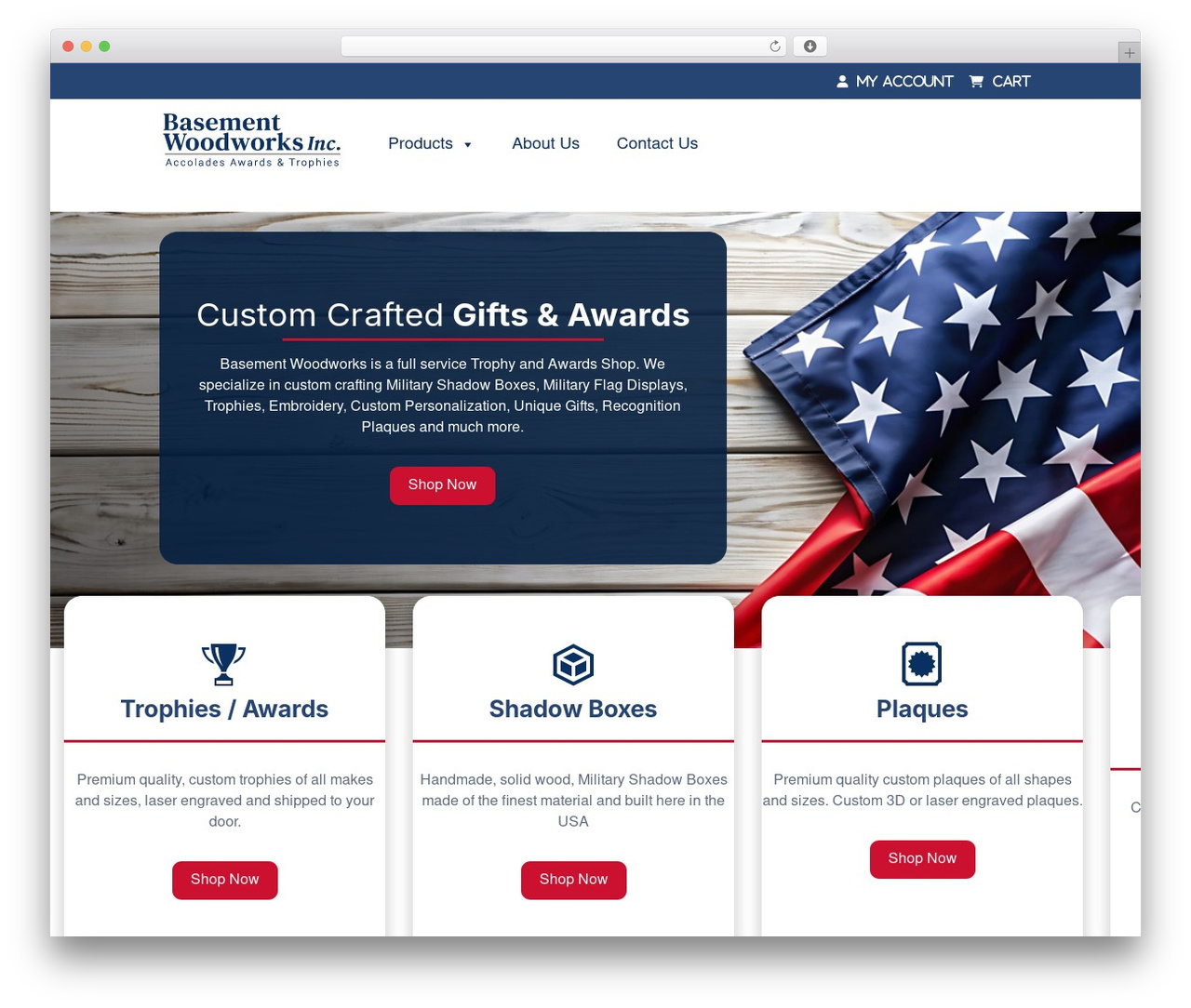 Custom Responsive (SASS) Theme WordPress theme design - basementwoodworks.com
