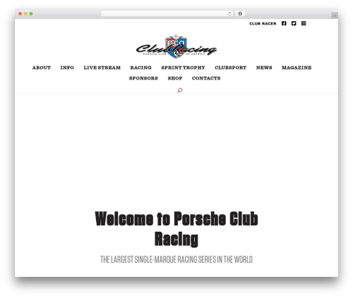 Divi theme WordPress - pcaclubracing.org