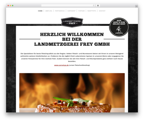 Enfold best WordPress theme - landmetzgerei-frey.de
