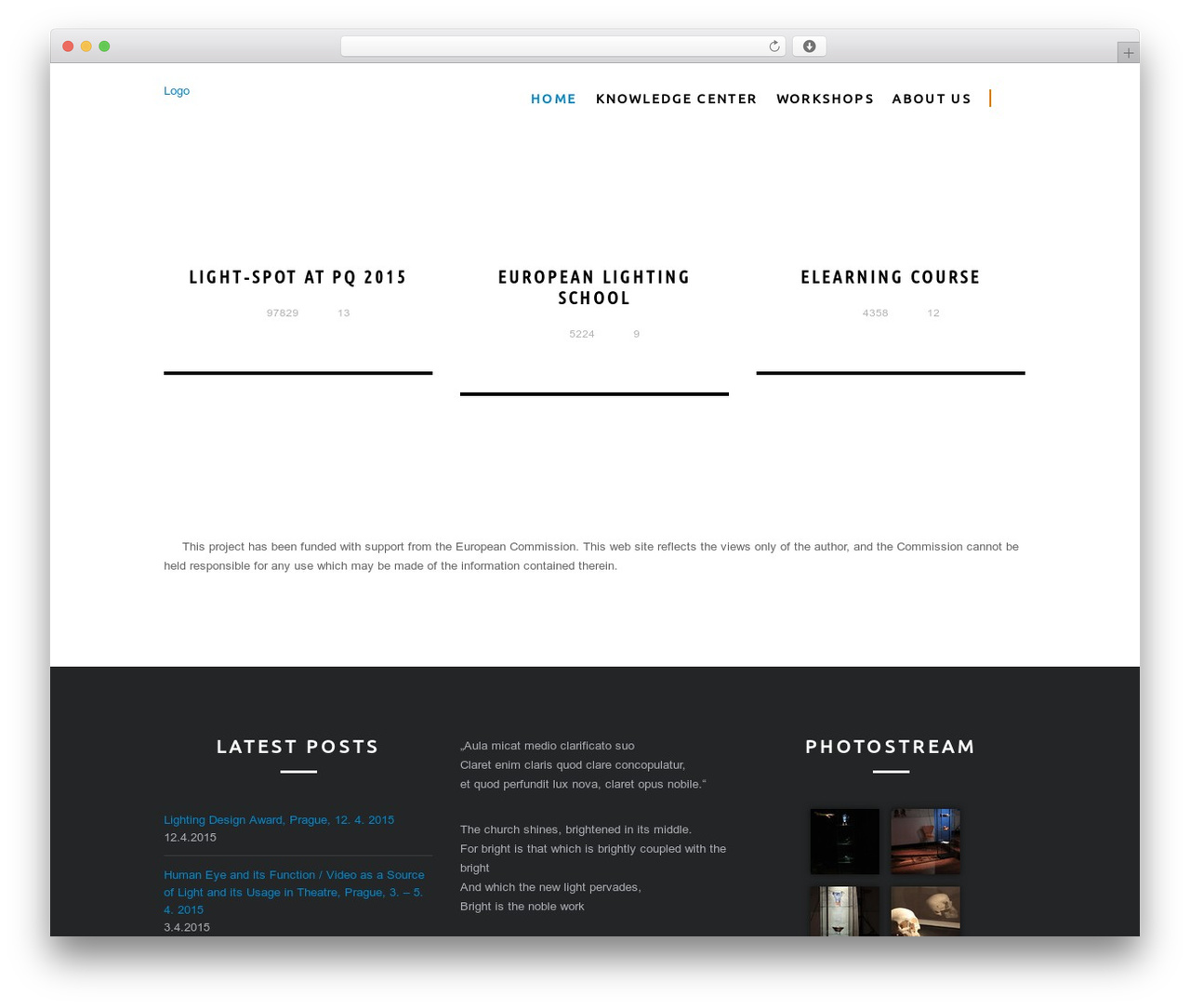 Engo theme WordPress - lightingschool.eu