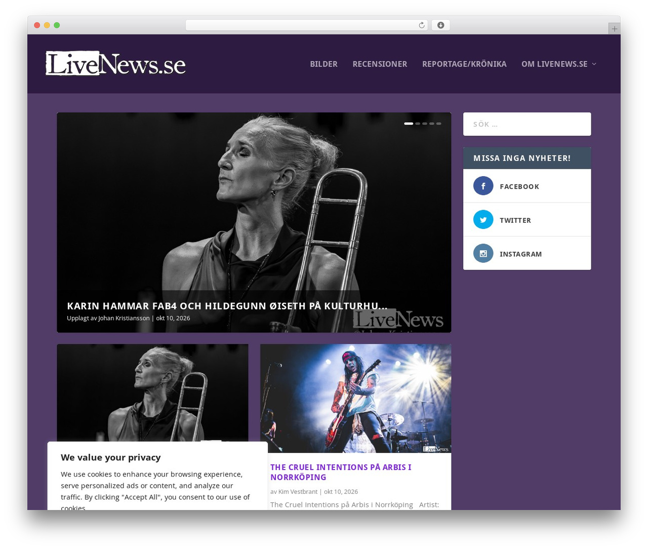 Extra best WordPress theme - livenews.se Extra best WordPress theme - livenews.se