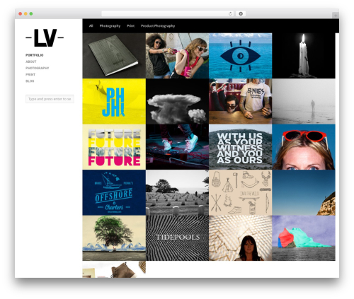 Ink theme WordPress - lukevanvoorhis.com