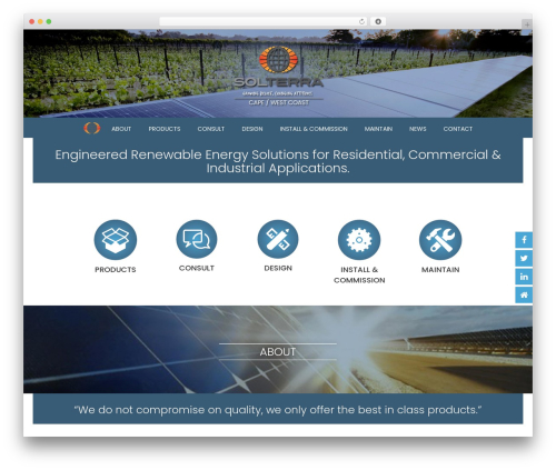 KNOWN WordPress theme - solterracape.co.za